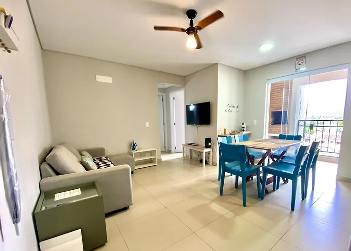 Jathy - Apt no Centro com Piscina e Varanda Gourmet